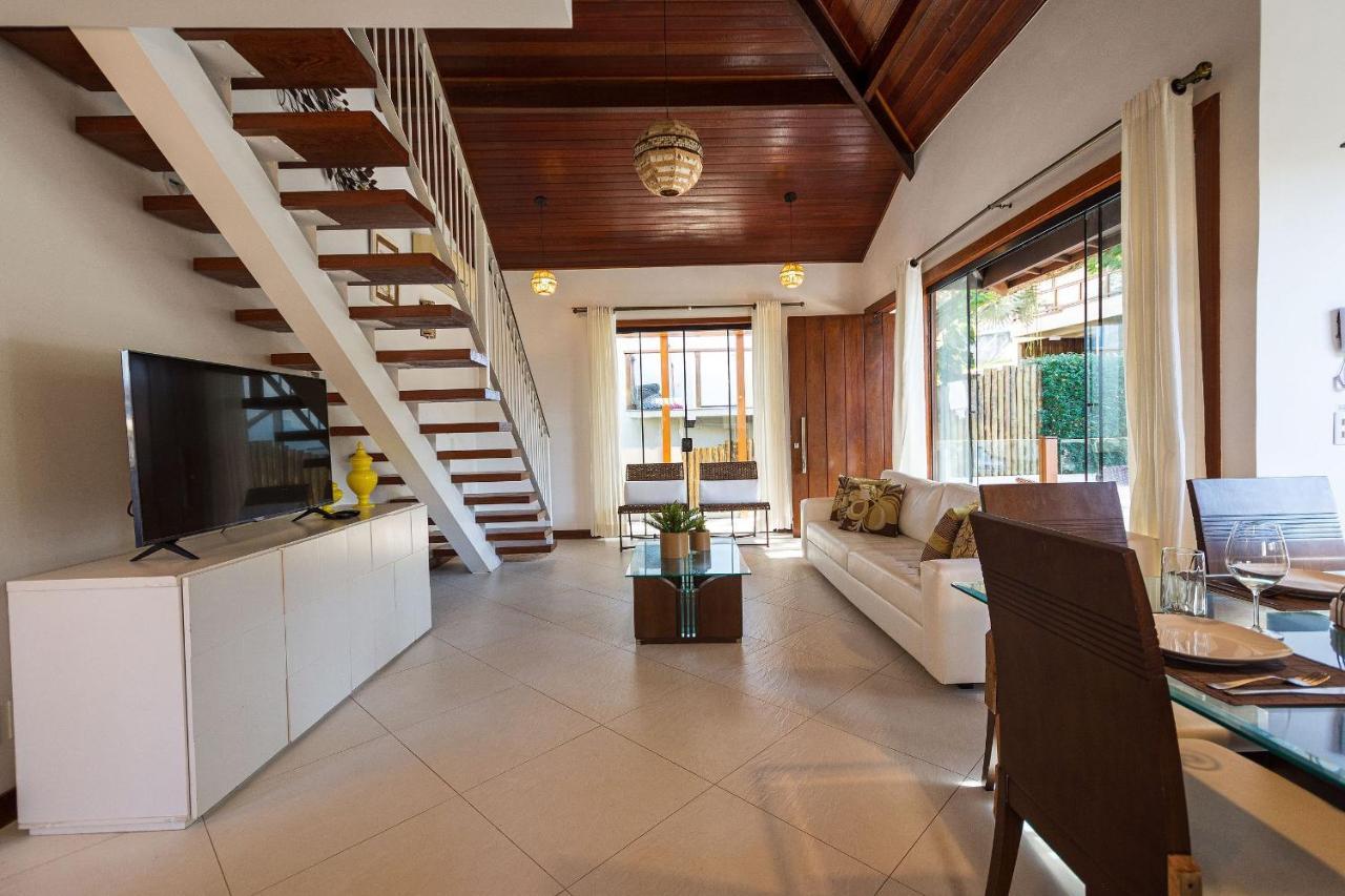 Casa Espetacular Entre Geriba E Ferradurinha - Wifi 200Mb - Piscina Do Codominio - 700 M Da Praia - Garagem - 4 Suites - Area Gourmet Privativa - Cozinha Equipada - Area Kids - Portaria 24H - Ar Condicionado Armacao dos Buzios Bagian luar foto